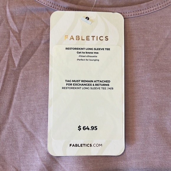 *NWT* Fabletics Restoreknit Tee - Picture 4 of 5
